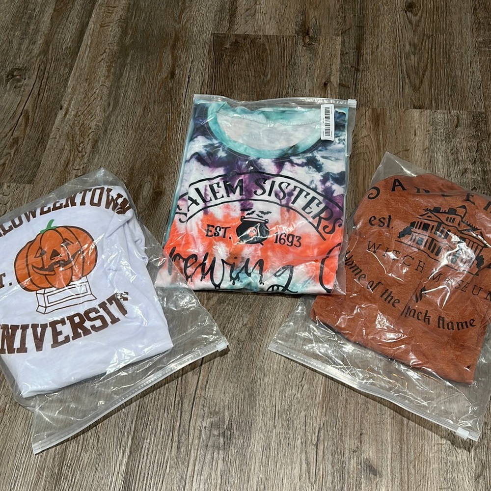 Set of 3 Halloween Shirts *NEW*